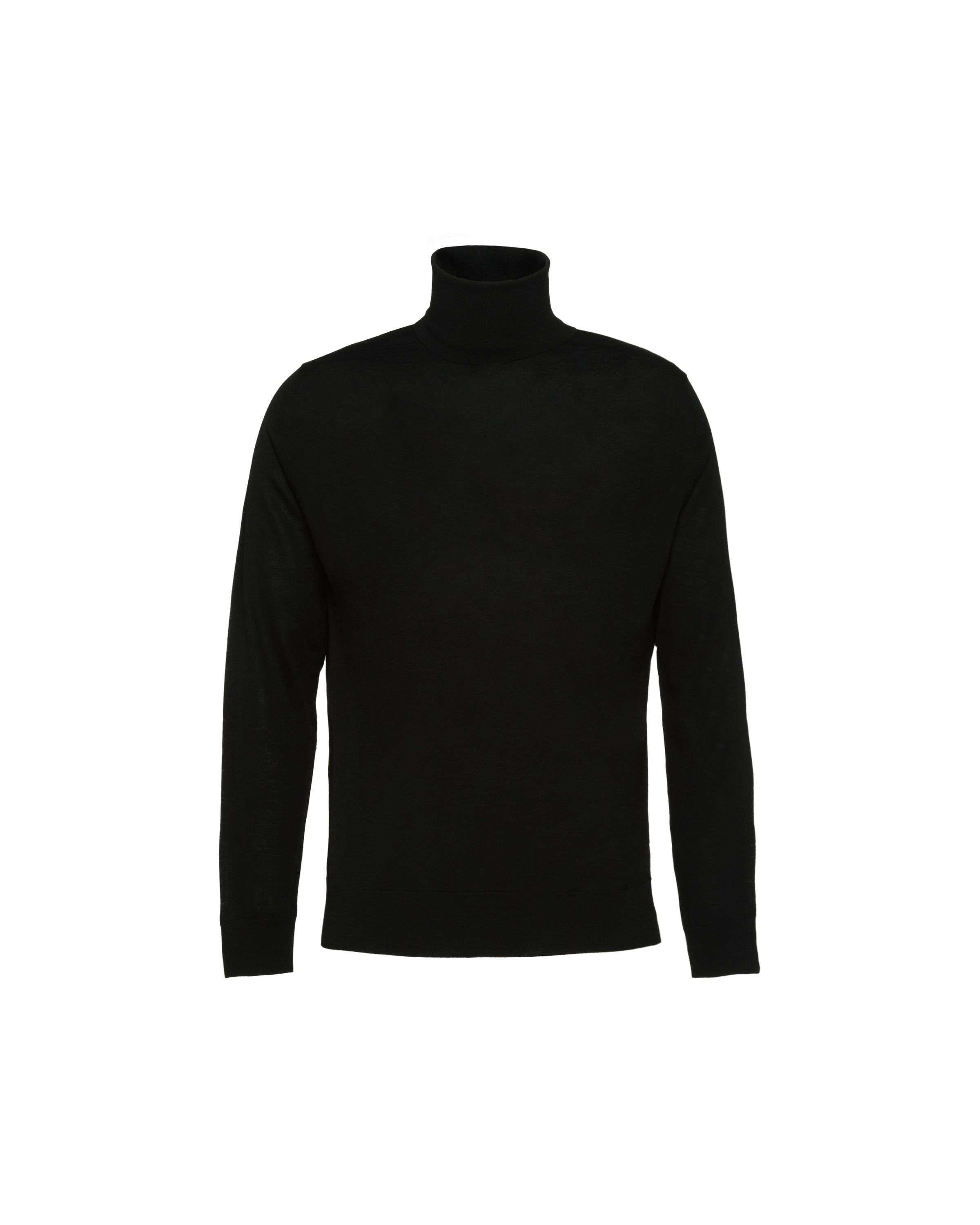 Black Wool Turtleneck | PRADA