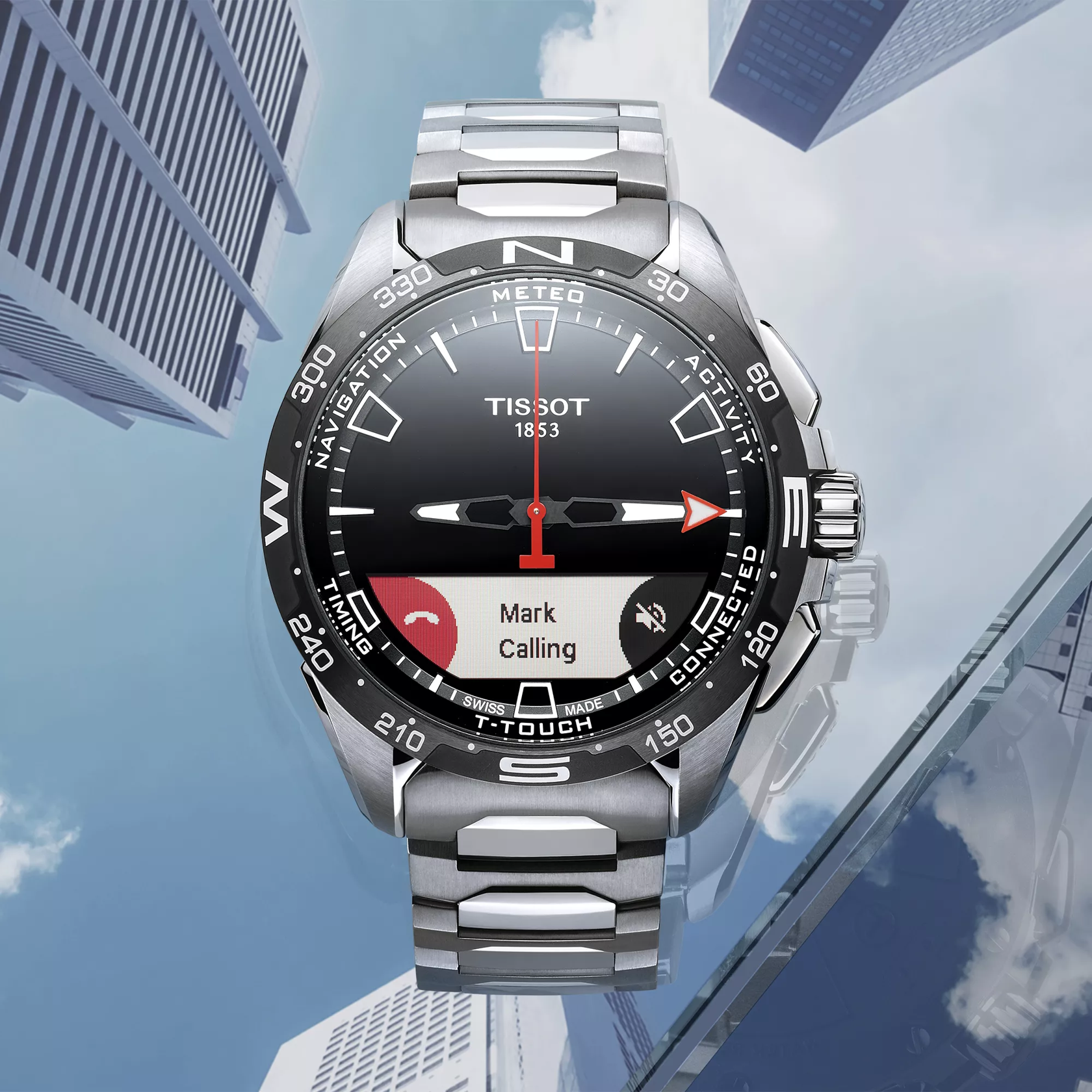 TISSOT T-タッチ コネクト ソーラー 47.5mm | モデル T1214204405100