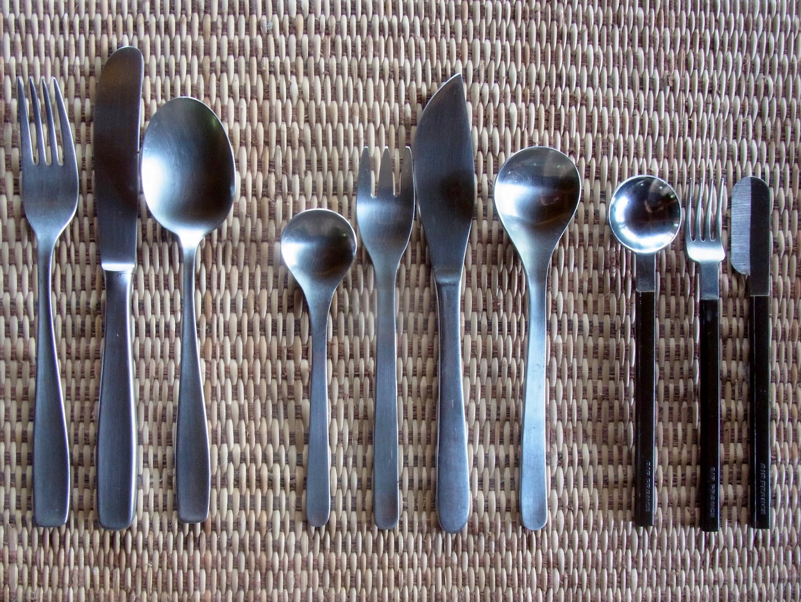 八郷の日々: エールフランスのカトラリー