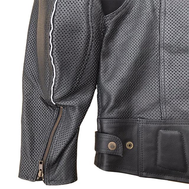 Clooney パンチングレザージャケット GHOST RIDER 牛革 本革 バイク用