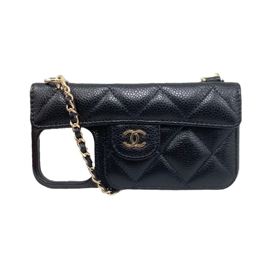 CHANEL（シャネル） iPhone15Pro チェーンケース AP3865 マトラッセ