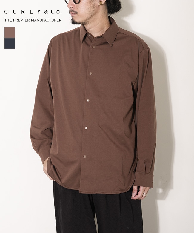 SALE 30%OFF】[253-230822]Curly&Co.(カーリー) REGULAR COLLAR SHIRT