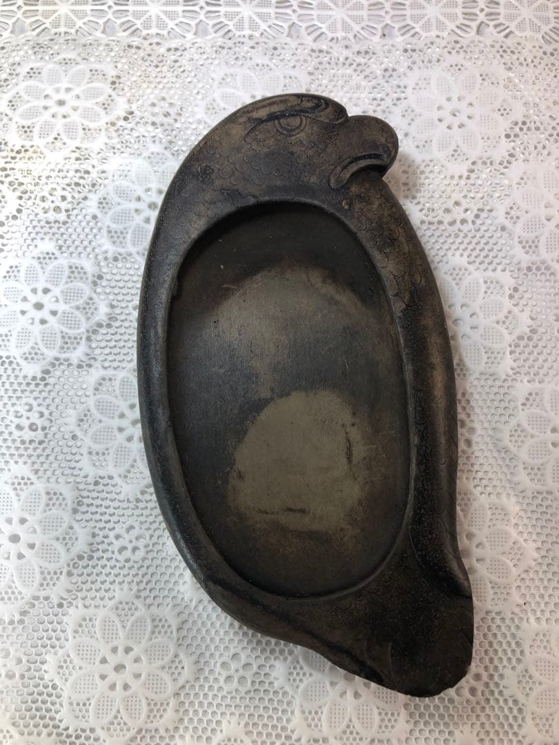 硯　石製 鳥形器 文字刻印あり 羅紋硯 角型 四五平 - 習字セット・習字道具販売 習字屋