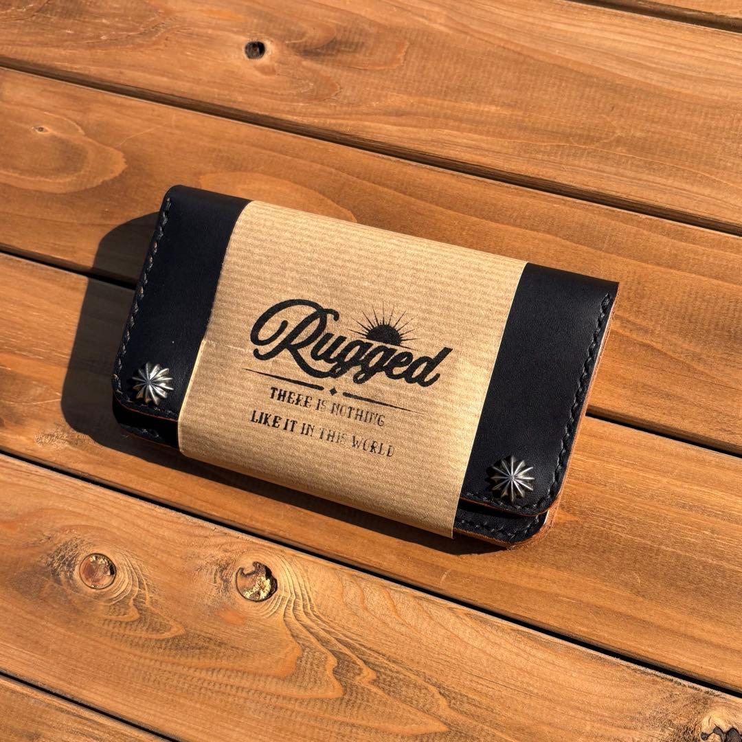 ミドルトラッカーウォレット　アポロコンチョ　オイルレザー Trucker Wallet-10】 ヌメ革×アポロコンチョ でご注文有難う御座います