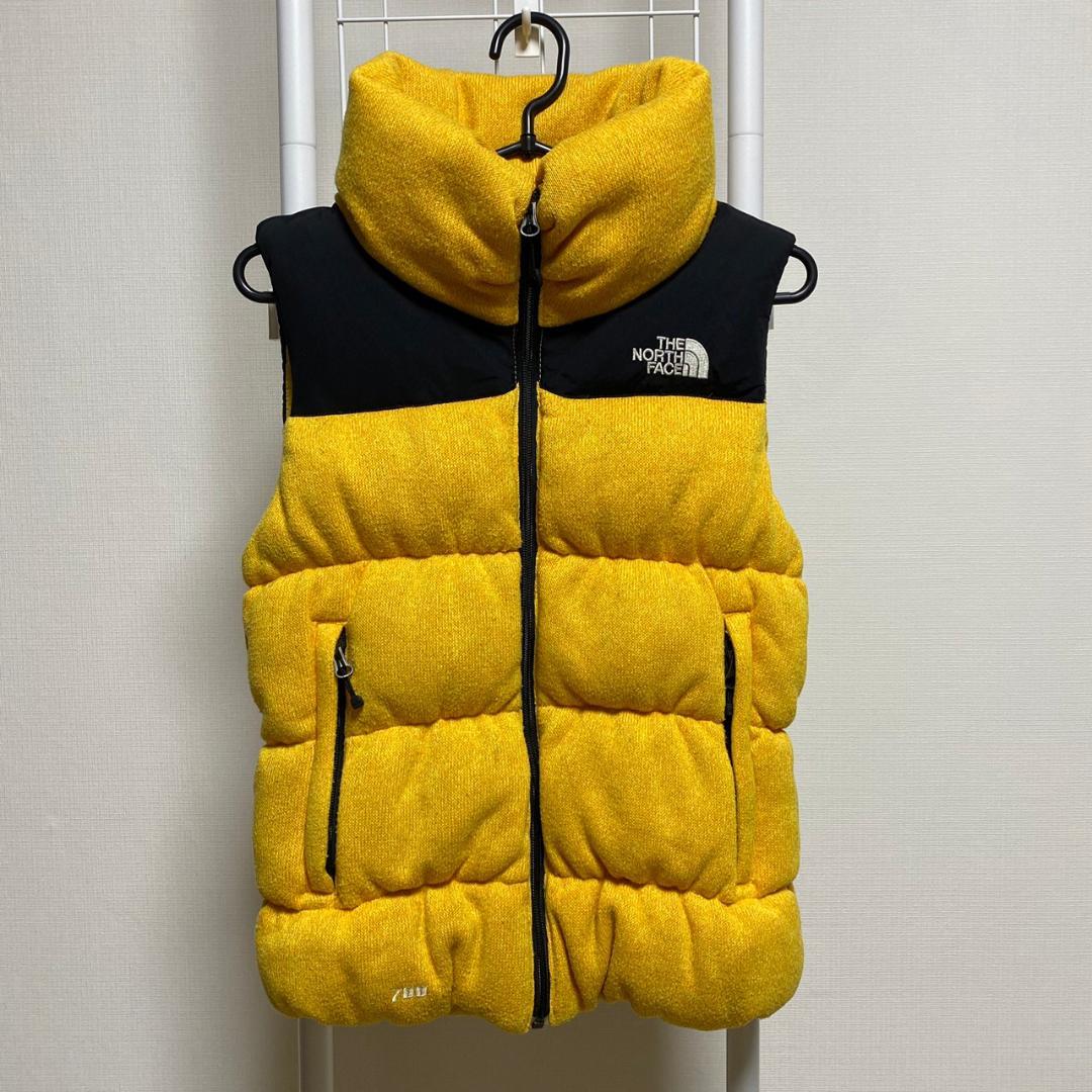 THE NORTH FACE / ノースフェイス ダウンベスト イエロー THE NORTH FACE(ザノースフェイス) 茶タグダウンベスト イエロー