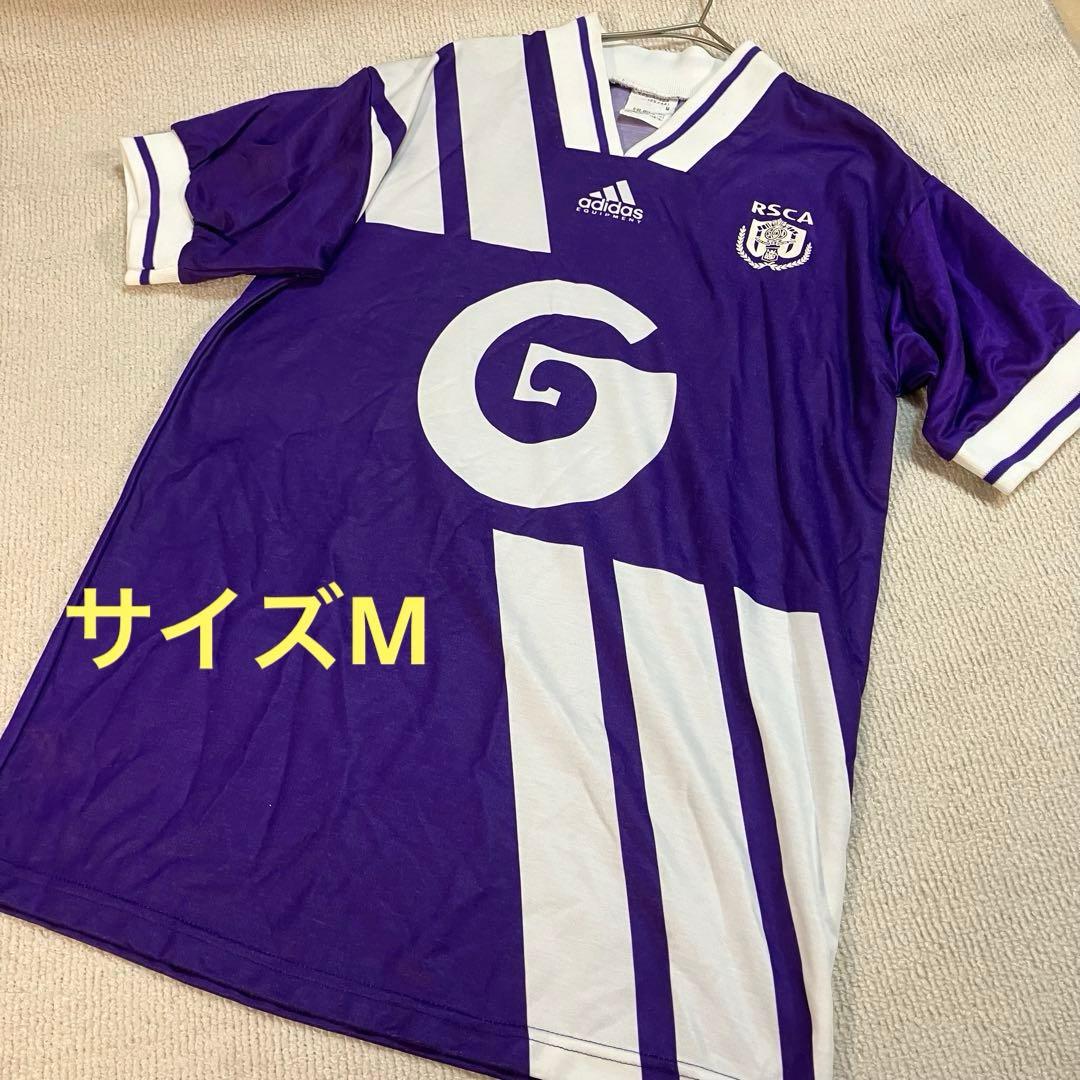 【レア】RSCアンデルレヒト 90s ユニフォーム ゲームシャツ　M ベルギー Size M/L Vintage 1996-97 Real Madrid Away Jersey Vintage KELME