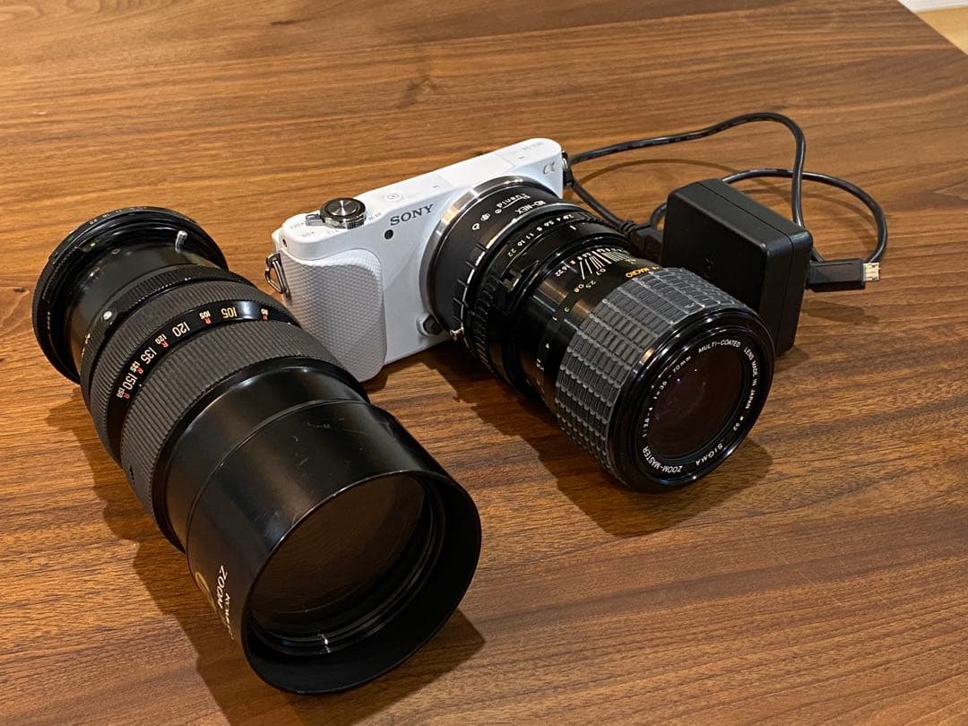 Sony α NEX-3Nミラーレス一眼 オールドレンズ　標準ズームと望遠付 ソニー、ズームレバーを搭載した重さ269gの「NEX-3N」 - 価格.com