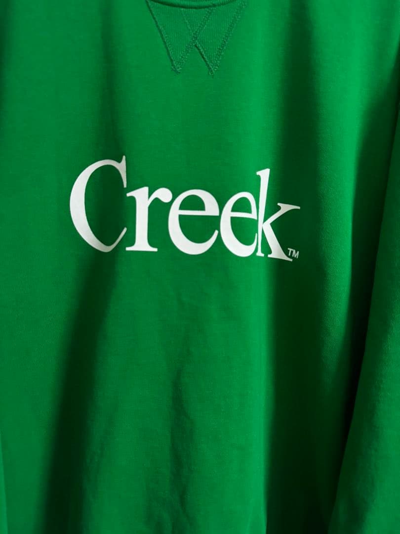 CREEK X WHIMSY / LOGO CREWNECK XL クリーク-激安 オンライン