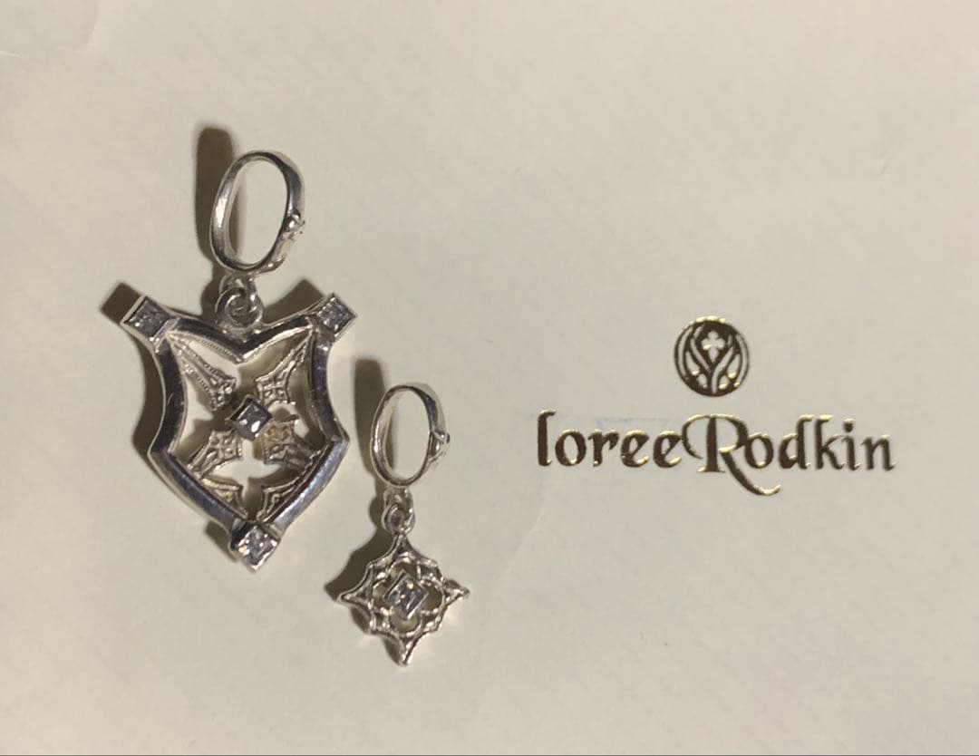 ローリーロドキン 2点セット ペンダントトップLoree Rodkin ローリーロドキン ◇ ゴシッククロス スモール ペンダントトップ