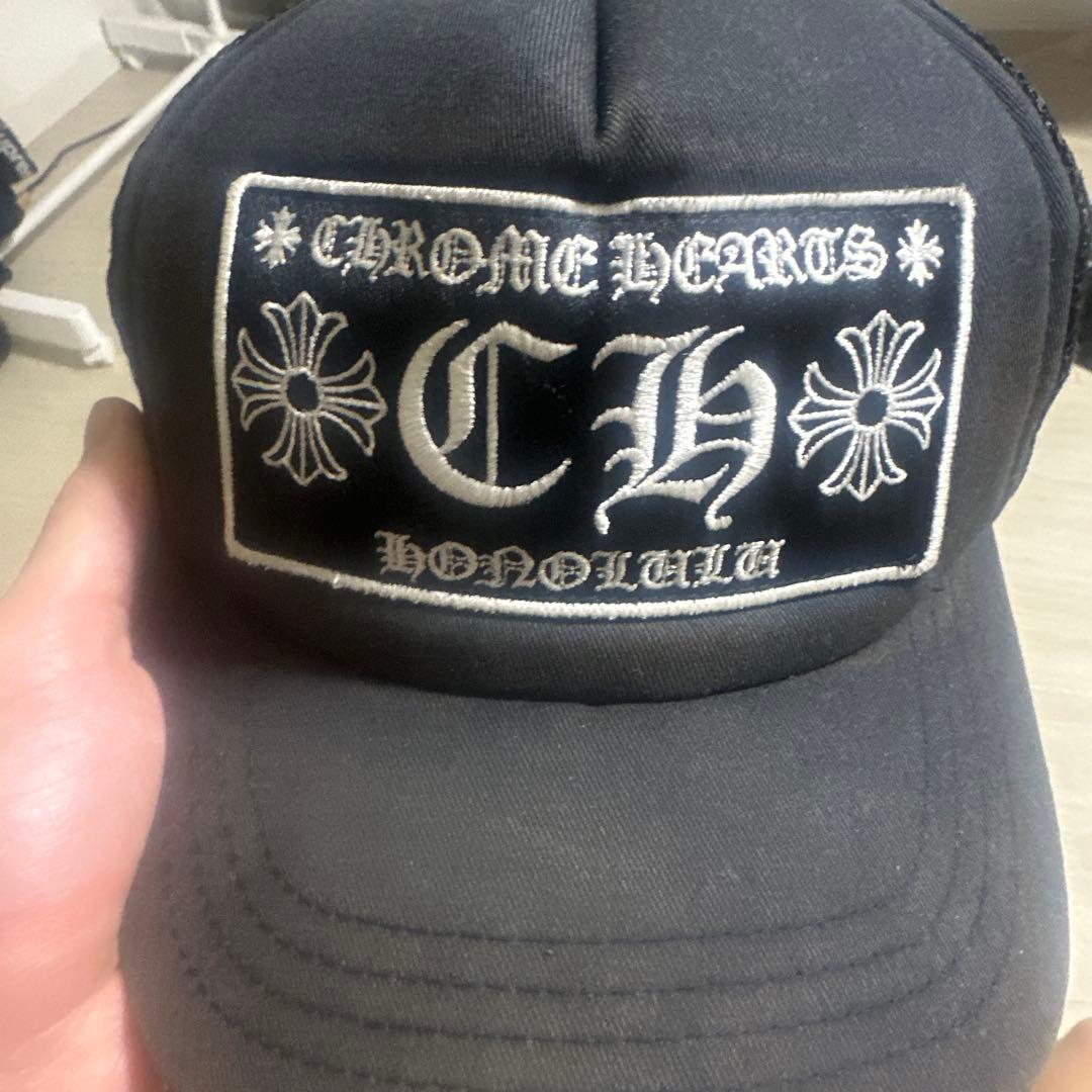 CHROME HEARTS ブラックキャップ HONOLULU 楽天市場】CHROME HEARTS Honolulu Limited Trucker Cap Size ONE SIZE